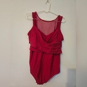 NWT Adore Me Red One Piece Swim Suit